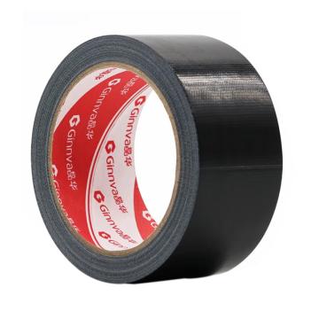 晶华 彩色布基胶带0.26mm*80mm*10m JBH3440-80黑色