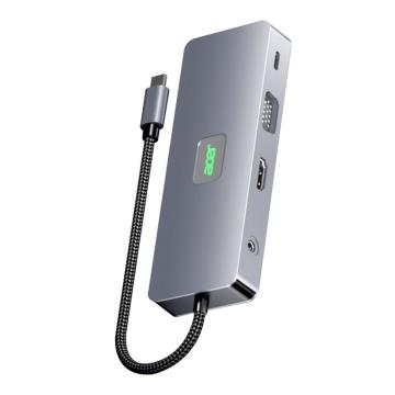 Acer/宏碁 11口拓展坞3.5*1 HDMI*1 VGA*1 typec*1 PD100*1 USB3.0*3 SD*2 HY41-T11（60hz版）