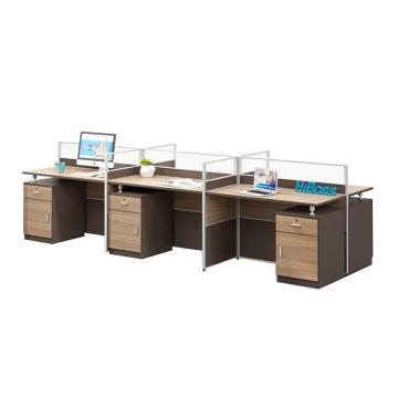 HiBoss 办公家具办公桌组合屏风卡座6人位3600*1200*1050mm GJSP-59