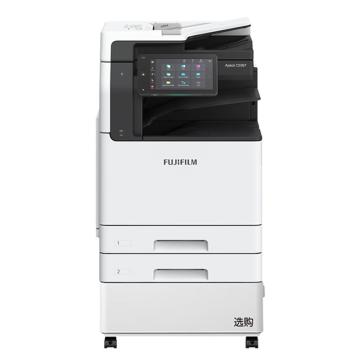 FUJIFILM A3+ 彩色激光 双面三合一，赠国产工作台市区安装 Apeos C3067 CPS 输稿器+双纸盒