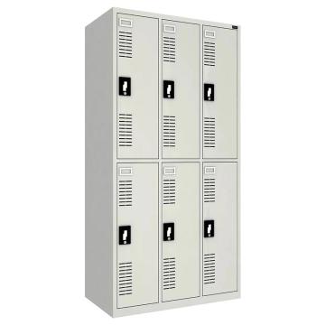 佰斯特 更衣柜，尺寸(mm):900×510×1800，板厚(mm):0.8 更衣柜CH-4-08N型