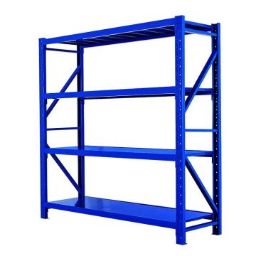 泰瑞恒安 层板货架，主架四层，500kg，尺寸(长×宽×高mm)：1500×500×2000，蓝色，不含安装 TRHA-HJ-ZB16