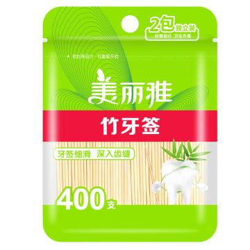 美丽雅 竹牙签400支装 HC067554
