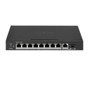 Hikvision 非网管千兆PoE交换机 ZD-S0200P-8GP1GT1GF-58W