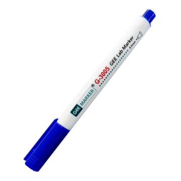 GEEMARKER 实验室耐酒精记号笔 极细0.5mm 实验室工业标记 G-3005 蓝色