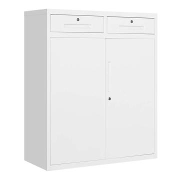中兴 二斗下节拆装柜钢制文件柜厚度0.7mm 900*400*1090mm 白色 ZXTPG-13