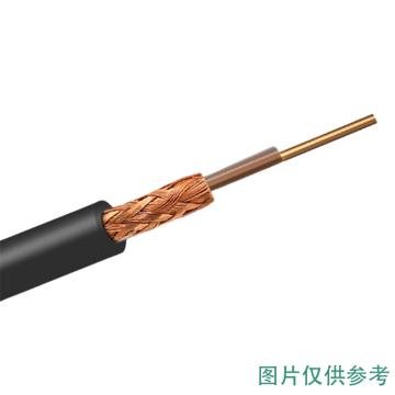 海乐 同轴电缆射频线 0.75纯铜单股视频线 128高编监控线 SYV-75-5-1