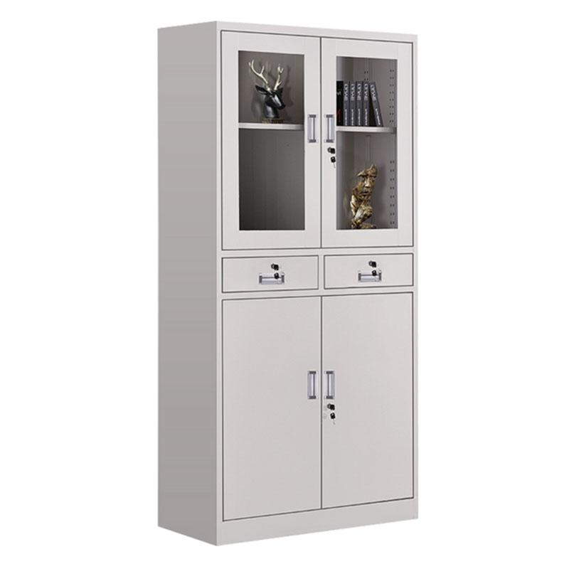 悦山 中二斗文件柜0.4mm冷轧钢板/850*390*1800 YSOA1fo09-04HB