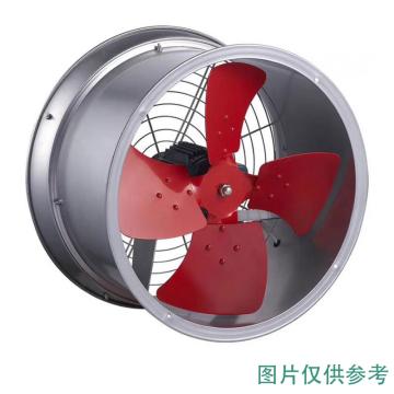 九洲普惠 管道式轴流风机(二边直边口)，910rpm。含木箱包装 SF-5G-6，0.37KW，380V，配双风网