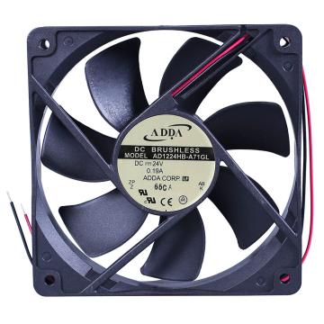 ADDA 散热风扇DC24V，120×120×25mm AD1224HB-A71GL