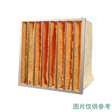 Raxwell 中效玻纤袋式过滤器，592*592*534-8P，过滤效率M5，铝合金外框 RRNG0012