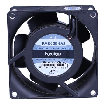 卡固 散热风扇，滚珠型，220-240V KA8038HA2（插片式）