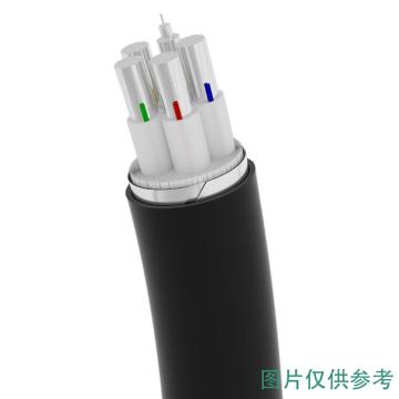 世腾 0.6/1kV铝合金芯交联聚乙烯绝缘钢带铠装聚氯乙烯护套阻燃C级电力电缆 ZC-YJLHV22-0.6/1kV-4*95+1*50
