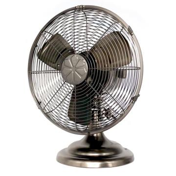 SUNKO 12寸仿古金属台扇 整台镀古镀铜，HRD2-300C