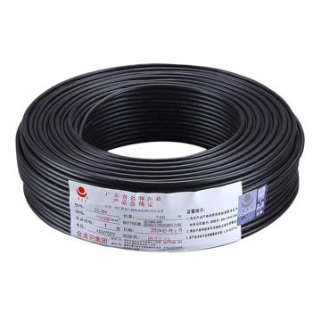 金龙鱼 单芯软线阻燃C级 ZC-BVR-10mm² 黑色