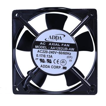 ADDA 散热风扇AC220V，120×120×38mm AA1282UB-AW