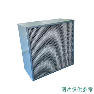 Raxwell 斜隔板高效过滤器，610*610*292mm，过滤效率H14，铝合金外框 RRNG0038