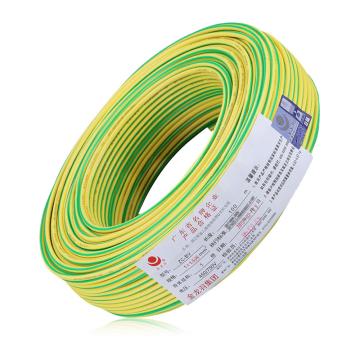 金龙鱼 单芯硬线阻燃C级 ZC-BV-6mm² 黄绿色