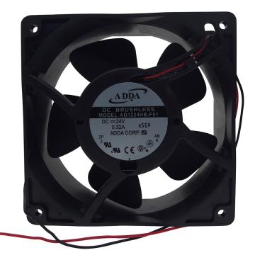 ADDA 散热风扇DC24V，120×120×38mm AD1224HB-F51