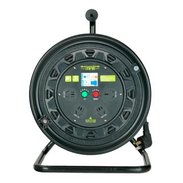 守护者 手提式线盘YZW-2*1.5/30M 250V10A插座3只 250V16A插座1只、正泰漏电保护器、过热保护器，2芯线无地线 S33010A3