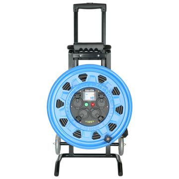 守护者 小车390国标220V~250V防尘电缆盘含漏保 TC39016D10 3*2.5mm²，100米