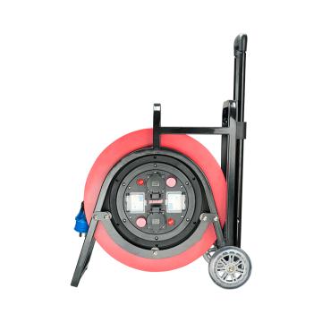 野狼 220V~250V10A绕线盘拉车式电缆盘电源盘卷线盘带地线，带漏保 YLE360509100