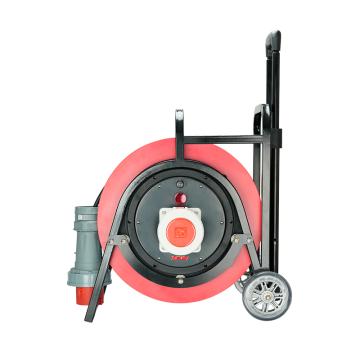 野狼 380V~400V63A工业插座IP67绕线盘拉车式电缆盘电源盘卷线盘带地线，带漏保 YLS41212450