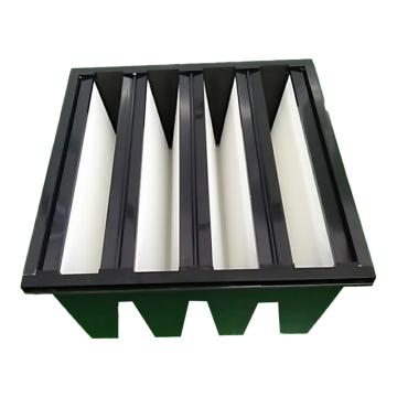 JAF 塑料框V型过滤器，过滤效率H10，板框厚度25mm，滤块4V 宽*高*厚度592*592*292mm