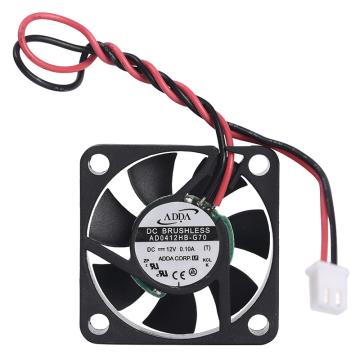 ADDA 散热风扇DC12V，40×40×10mm AD0412HB-G70