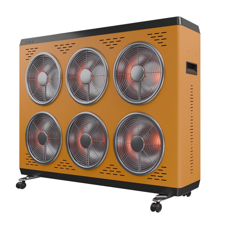 华尚雅 太阳神，碳晶加热，额定功率4.5千瓦，220v50hz，供暖30-55㎡，橙色机械款 HT30-6-C