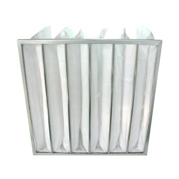大合环保 镀锌框初效袋式过滤器 595×595×500mm，G4，6P，聚酯纤维。