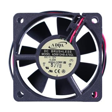 ADDA 散热风扇DC12V，60×60×25mm。售完为止 AD0612HB-A70GL