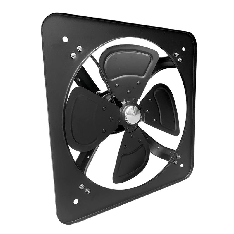 顶卓电气 方形工业排气风扇220V/35W/1450r/min/10m³/min/敞开式/面板尺寸25*25cm/不带插头 FAD20-4