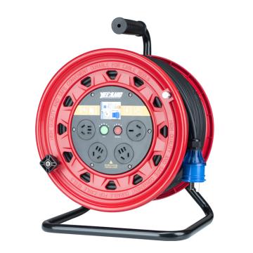 野狼 220V~250V16A绕线盘电缆盘电源盘卷线盘带地线，带漏保 YLB33011050