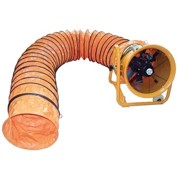 诺恩威 手提式抽送风机 350mm/220V/50HZ，单相，配5米送风管