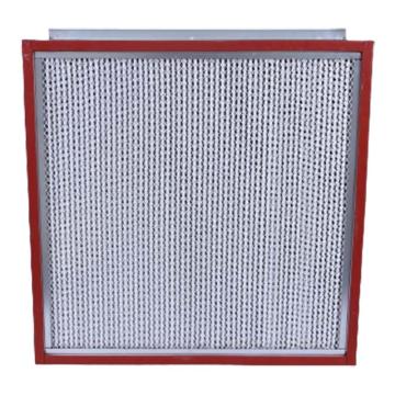 JAF 304不锈钢铝隔板耐高温高效过滤器，滤料：玻璃纤维，JAF0413202。 305*305*150，H13，300m³/h