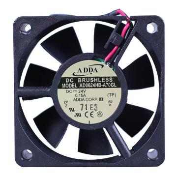 ADDA 散热风扇DC24V，60×60×25mm AD0624HB-A70GL