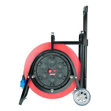 野狼 220V~250V16A防尘盖绕线盘拉车式电缆盘电源盘卷线盘带地线，带漏保 YLE360110100