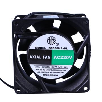 九龙 交流风扇220V，14W G8038HA2BL