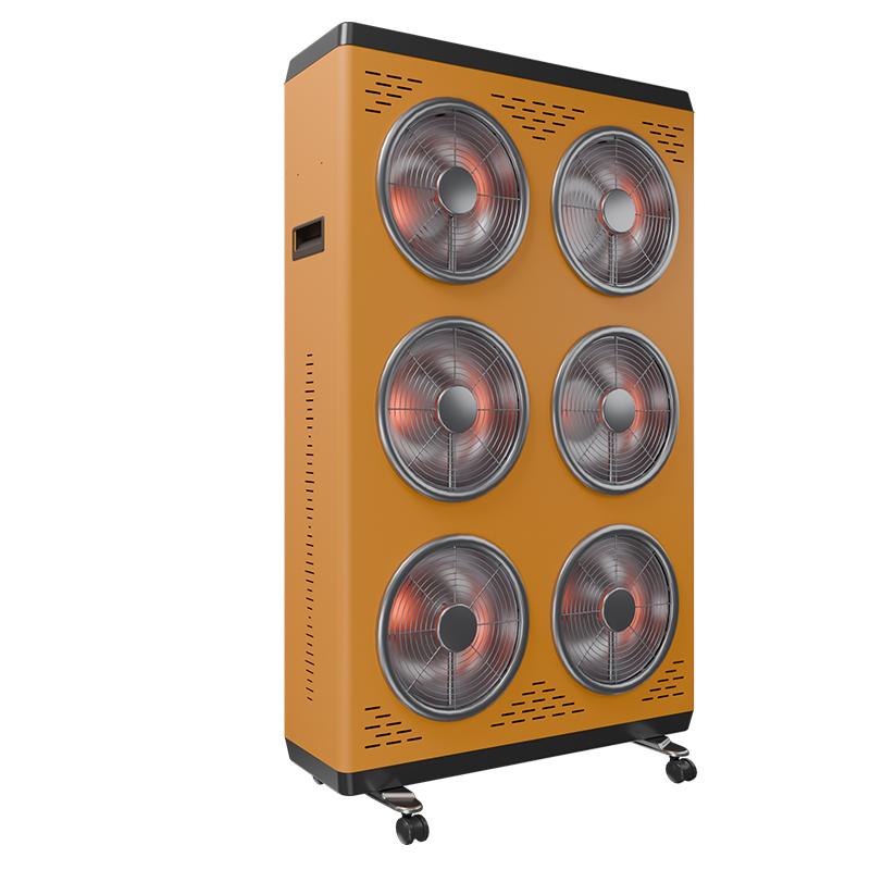 华尚雅 太阳神，碳晶加热，额定功率4.5千瓦，220v50hz，供暖30-55㎡，橙色机械款 HT20-6-C