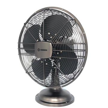 SUNKO 12寸仿古金属台扇 黑色风叶，其他镀红古铜，HRD1-300A