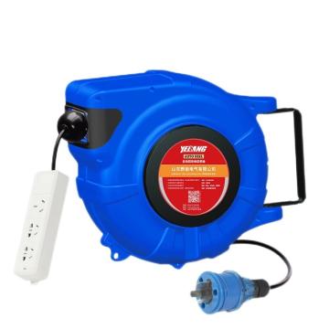 野狼 220V自动卷线器（配送插排发光插头）（220V 15 米 10A 国标防尘 ） YL-E858