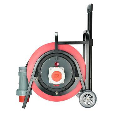 野狼 380V~400V63A工业插座IP67绕线盘拉车式电缆盘电源盘卷线盘带地线，带漏保 YLE36212430