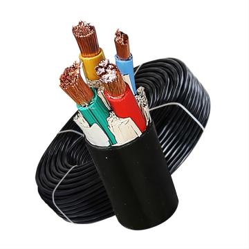 沈缆银环 铜芯聚氯乙烯绝缘和护套通用阻燃软电缆 ZR-RVVZ 0.6/1KV 3×10+1×6mm²