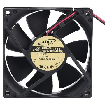 ADDA 散热风扇DC24V，80×80×25mm AD0824HB-A70G