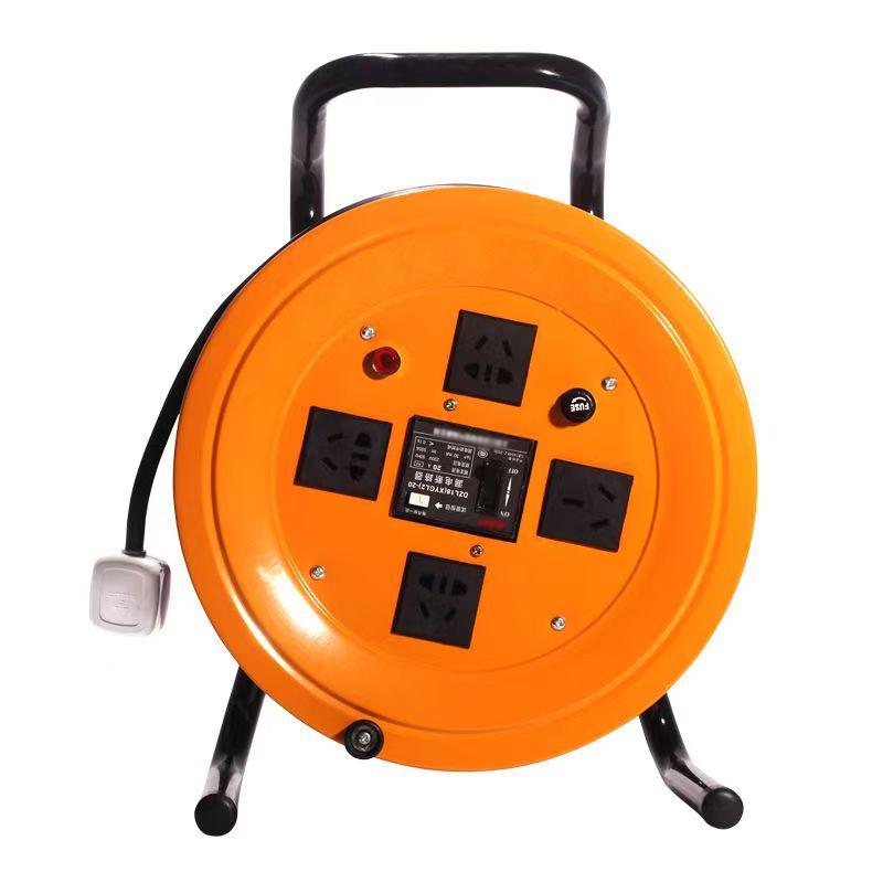 梅兰日兰 220V移动电缆盘线盘2×2.5mm²/30m/两芯/220V/小盘/不带轮子 ML-XP-220-3
