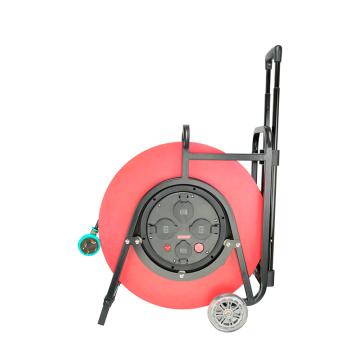 野狼 380V~400V25A绕线盘拉车式电缆盘电源盘卷线盘带地线，带漏保 YLG520217100