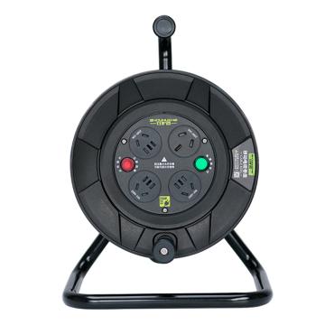 守护者 三角架240国标220V~250V电缆盘无漏保，2芯线无地线 S24016A5 2*1.5mm²，50米