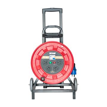 野狼 220V~250V16A绕线盘拉车式电缆盘电源盘卷线盘带地线，带漏保 YLC33011130