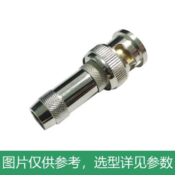 海乐 2M两兆头BNC/Q9(75-3)视频接头公头同轴电缆接头DDF射频线连接器 2M-BNC-3